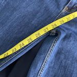 Free People  Dark Wash Destressed Highrise Skinny Ankle Jeans Size 27 Regular Photo 3