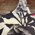 Lululemon Racerback Tank Top Black White Floral Print Athletic Size 6 24" Length Photo 10