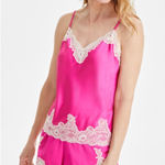 INC New  International Concepts Women's Size XS Pink Lace 2 Piece Set Sleepwear Photo 0
