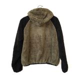 Revolve NWT Plush x Olive Green Teddy Sherpa Zip Up Jacket with Hood Size Small Photo 6