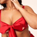 Adore Me NWT  Gynger Unlined red balcony bow bra size 3x Photo 0