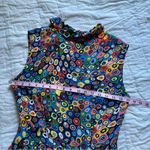 Staud Yin Yang Multicolored Print Dress Sleeveless Endo Milla Abstract Floral 4 Red Photo 6