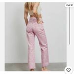 BDG  High Waisted Cowboy Straight Leg Rigid Cotton Jeans Pink Rose Photo 1