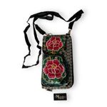 Minky embroidered wallet Mexican talavera design NWT Pink Photo 2