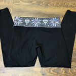 PINK - Victoria's Secret  Yoga Holiday Snowflake Sequin Foldover Leggings Medium Y2K Photo 0