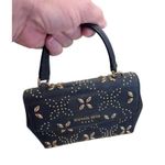 Michael Kors Womens Black Leather Small Clutch Handbag SKU 7812 Photo 0