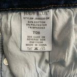 Judy Blue  Size 28 High Waist Rise Destroyed Boyfriend Jeans Dark Wash Distressed Photo 3
