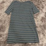 Lou & grey Blue Black Striped Dress Large L Photo 1