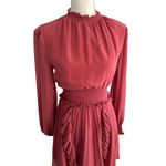 Keepsake  Rose Dropwaist Smocked Ruffle Mini Dress Size XS Photo 2