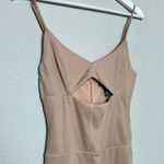 H:ours  Modi Mini Tan Ribbed Dress Photo 5