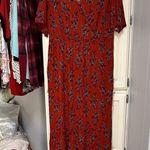 Maurice's  Red Floral Maxi Dress Photo 0
