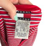 Tommy Hilfiger Vintage Tommy Jeans Red, White, & Navy Striped T-Shirt Cotton Large Photo 2