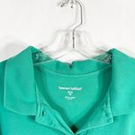 Woman Within Plus Size 3X 30W 32W Top Polo Shirt Green Short Sleeve Collar 1588 Photo 4
