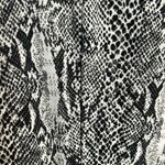 Norma Kamali Snakeskin Jersey Knit Shirt Dress Size Large Button Front Snake Photo 5