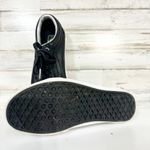 Vans  Off the Wall Unisex Shoes Vintage Black On Black Leather 5/M 6.5/W Photo 1