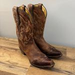 Tony Lama  Santa Fe Western Boots Vaquero Leather Wing Tip Brown Photo 0