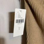 Anthropologie NWT  Mock Neck Midi Dress Women's Small Cedar Tan Sleeveless Knit Photo 14