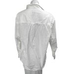 Gap  Women's White Floral Lace Eyelet Long Sleeve Button Up Shirt Top Size M Photo 1