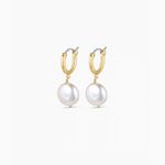 Gorjana Goerjana Reese Pearl Huggies Gold Pearl Drop Earrings Photo 2