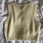 Divided Cropped Sweater Vest Photo 3