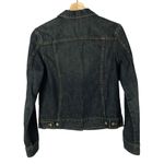 J.Crew  Dark Blue Wash Button Down Trucker Denim Jacket S Photo 14