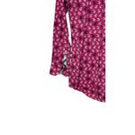 Tizzie Womens Shirt Dogs All Over Print Long‎ Sleeve Button Up Top Pink Small Photo 7