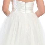 NEW May Queen Couture Crystal Embellished Cocktail Prom Party Dress Sz 16 A Line Photo 1