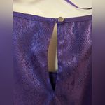 CHAUS NEW YORK Purple Embellished Sleeveless Blouse XL – Dressy Work to Evening Top Photo 8