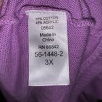 Woman Within  lavender batwing open cardigan sweater Photo 5