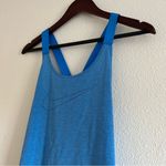 Nike Women's Size Medium Blue / Aqua  Dri Fit Lazer Cut Tank Photo 1