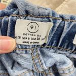 Cotton On 91 Light Wash Paper-bag Waist Mom Jeans Womens 6 Photo 8