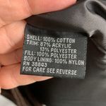 Vintage Izzi Corduroy Coat with Sherpa Lining in Hood Size S Brown Photo 3