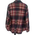 Old Navy  The Boyfriend Shirt Long Sleeve Button Up Cozy Cabincore Holiday L Photo 4