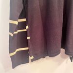 Norton Mcnaughton L Black and Cream striped Cardigan Shirt Set Photo 7