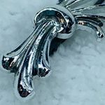 Silver Color Metal Bunch Cluster Leaf Leaves Jewelry Pin Brooch Faux Marcasite Photo 4