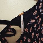 Free People Marina Mini Dress Long Sleeves Tie Back Navy Blue Women's Size XS Photo 8