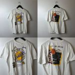 Nba Los Angeles Lakers Graphic Tee Vintage 90s White Large L T Shirt Photo 13