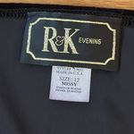 MSK Floral Skirt with R&K Evening Velvet Top Sz 10/12 Black Photo 4