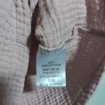 Marble Mauve Pink Gauzy Button Up Romper Casual Simple Size S/M Photo 5