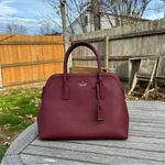 Kate Spade  Cameron Street‎ Margot Red/Maroon Saffiano Leather Satchel Photo 3