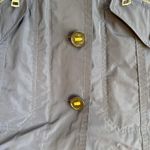 Burberry Brit Women's Size 4 US Blue Yellow Rain Hoodie Jacket Photo 4