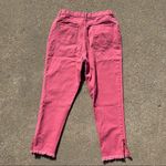 Vintage 90s Gitano Jeans pink high rise zipper ankle mom 34 Photo 2