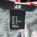 H&M Black and Pink Floral Maxi Dress Size Medium Maxi Boho Dress Photo 7