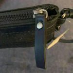 Nine West Denim and Faux Leather Clutch Wristlet (NWT) Photo 6