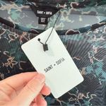 NWT Saint + Sofia Runway Mesh Dress in Green Twilight Floral Size US12 Photo 4