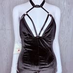 Nwt fashion black strappy corset style closures maxi long sleeveless dress xl Photo 2