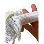 ZARA  Linen‎ White Button Front Blouse Size Small Photo 5