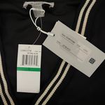 Cable & Gauge NWT  Black Cardigan with White Accents Photo 2
