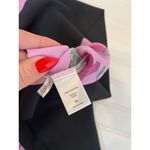 New York & Company Pink & Black Floral Sheer Casual Midi Shift Dress Size XL Photo 5