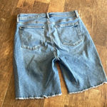 Loft high rise long jean Shorts Photo 5